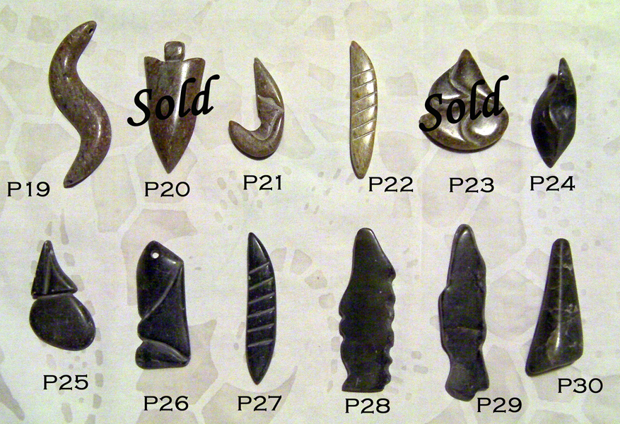 Pendants #19-30